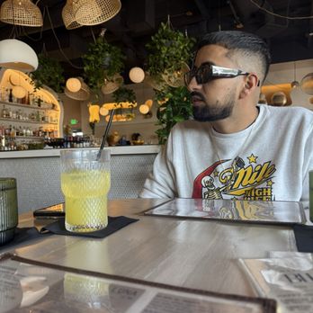 Luna Bistro Cafe - Mango lemonade - New American Near Me - Long Beach, California