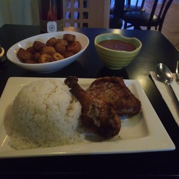 Leche Y Miel Restaurant - Chicken rice& beans/ sweet plantain - Comfort Food Near Me - Bronx, New York