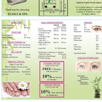 iSpa and Nails - Menu of services - Nail Salons Near Me - Mount Laurel, New Jersey