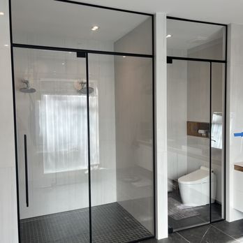 AllServices Frameless Glass Co - Black Framed Shower Door - Glass & Mirrors Near Me - Tampa, Florida AllServices Frameless Glass Co - Black Framed Shower Door - Glass & Mirrors Near Me - Tampa, Florida