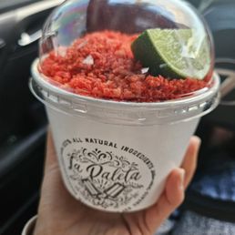 Hot cheeto elote in a cup  10/10
