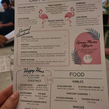 Lady Jane - Menu - Cocktail Bars Near Me - Denver, Colorado