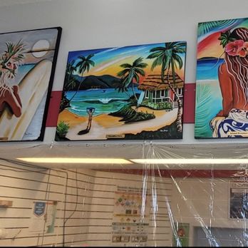 US Post Office - Some of the beautiful paintings to enjoy while waiting. - Post Offices Near Me - Kihei, Hawaii