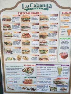 Menu photo 1 La Cabañita Guadalajara, JAL