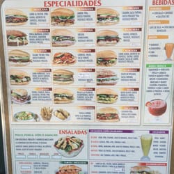 La Cabañita - Menú, tortas $49.- licuados de fruta, agua fresca, sándwiches y ensaladas.