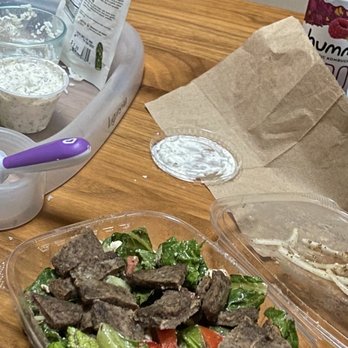 Mediterranean Specialties - Greek salad with beef gyro - Mediterranean Near Me - Bellingham, Washington Mediterranean Specialties - Greek salad with beef gyro - Mediterranean Near Me - Bellingham, Washington