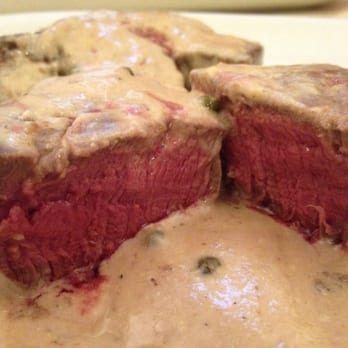 Da Lorenzo - Beef filet with green pepper and white truffle sauce. - Wine Bars Near Me - Montecatini Terme, PT