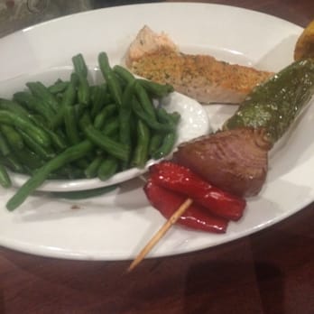 Cool Hand Luke's - Garlic crusted Salmon - Steakhouses Near Me - Clovis, California Cool Hand Luke's - Garlic crusted Salmon - Steakhouses Near Me - Clovis, California