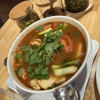 Basil & Co - Tom Yum Soup - Thai Near Me - Diamond Bar, California