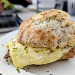 Manzanita Market - Bacon egg biscuit