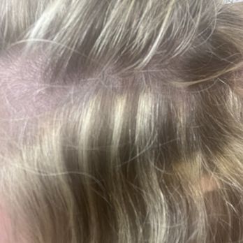 The Beauty Spot - Stripes with orange chunks in back. - Hair Salons Near Me - Portland, Oregon The Beauty Spot - Stripes with orange chunks in back. - Hair Salons Near Me - Portland, Oregon