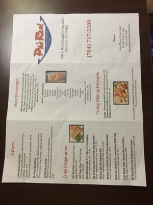 Menu photo 7 Pho Real Charlotte, NC