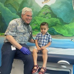Centennial Pediatrics - Dr. Tenby with one of his favorite patient :)