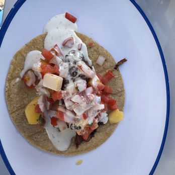 Night & Day Cafe - Battered fish taco with mango salsa - Beer Bar Near Me - Coronado, California
