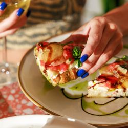 The Salty Zebra - Bruschetta