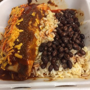 Omega Deli Restaurant - Chicken enchilada w/ rice & beans - Delis Near Me - Orlando, Florida