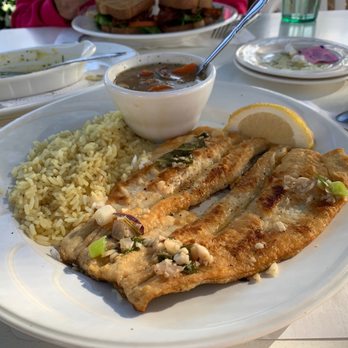 Julian Grille - Trout with rice and beef barley soup - Seafood Near Me - Julian, California