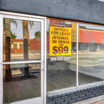 Total Capital - nice front office or retail space. which windows can be use for signs visible to high traffic street very good for business - Real Estate Services Near Me - Van Nuys, California Total Capital - nice front office or retail space. which windows can be use for signs visible to high traffic street very good for business - Real Estate Services Near Me - Van Nuys, California