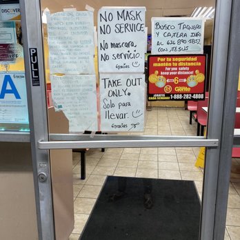 Taqueria Metro Basilica - The rules - Mexican Near Me - La Puente, California