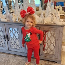 Kid to Kid - Palm Beach Gardens - My daughter is rocking her golden Disney princess dress shoes with a fun Mickey & Minnie Christmas tee as part of today's treasures.