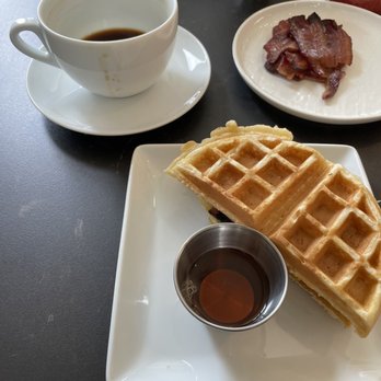 Tempest Coffee Collective - Waffle egg sandwich and americano - Coffee & Tea Near Me - Appleton, Wisconsin