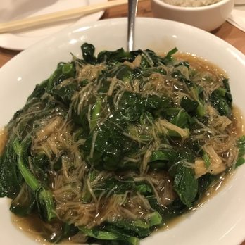 Qin Dynasty - Dry scallop and snowpea leaf - Dim Sum Near Me - Parsippany, New Jersey
