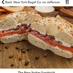 New York Bagel - Fresh, made to order New Yorker on an everything bagel is the perfect sandwich.