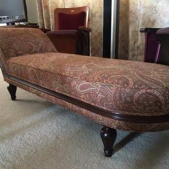Baronet Upholstery - Antique fainting couch that was falling apart. It's gorgeous now! And sturdy! - Furniture Reupholstery Near Me - El Cajon, California Baronet Upholstery - Antique fainting couch that was falling apart. It's gorgeous now! And sturdy! - Furniture Reupholstery Near Me - El Cajon, California