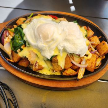 Eggs & Waffles - Salmon skillet - Breakfast & Brunch Near Me - Gilroy, California Eggs & Waffles - Salmon skillet - Breakfast & Brunch Near Me - Gilroy, California