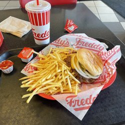 Freddy's Frozen Custard & Steakburgers - Double with cheese meal!