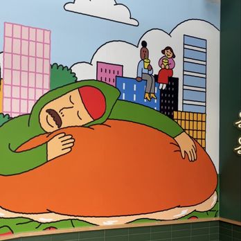 Shake Shack Berkeley - Lazy bun. Looks like he is dreaming about buns - Fast Food Near Me - Berkeley, California Shake Shack Berkeley - Lazy bun. Looks like he is dreaming about buns - Fast Food Near Me - Berkeley, California
