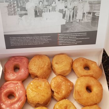 Shipley Do-Nuts - Strawberry glazed, original, chocolate filled, babarian cream filled, and cream cheese filled - Donuts Near Me - Killeen, Texas