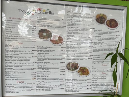 Menu photo 1 Taqueria 7 Estrellas Tigard, OR Menu photo 1 Taqueria 7 Estrellas Tigard, OR