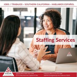 Action Resource Management - A.R.M. is a staffing expert!