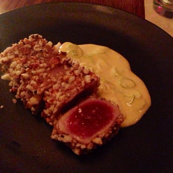 Perry St - Rice cracker encrusted tuna - New American Near Me - New York, New York Perry St - Rice cracker encrusted tuna - New American Near Me - New York, New York