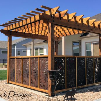 Sundeck Designs - Free-standing pergola / outdoor room with privacy screen - Decks & Railing Near Me - Fort Collins, Colorado Sundeck Designs - Free-standing pergola / outdoor room with privacy screen - Decks & Railing Near Me - Fort Collins, Colorado