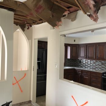 Kaplan Construction - Removed interior walls and install structural beam to create open concept - General Contractors Near Me Kaplan Construction - Removed interior walls and install structural beam to create open concept - General Contractors Near Me