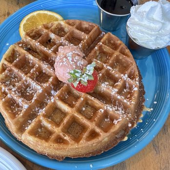 Café Kaila - Cornbread waffle and strawberry butter - Breakfast & Brunch Near Me - Honolulu, Hawaii Café Kaila - Cornbread waffle and strawberry butter - Breakfast & Brunch Near Me - Honolulu, Hawaii