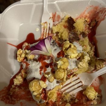 Agave Underground - Tres Leches- or so they call it. There was no milk. So dry and just terrible. - Mexican Near Me - Fort Collins, Colorado