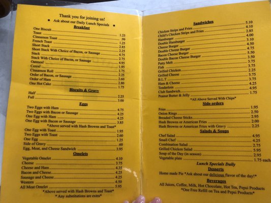 Menu photo 1 Sharon's Cafe Salem, IL Menu photo 1 Sharon's Cafe Salem, IL