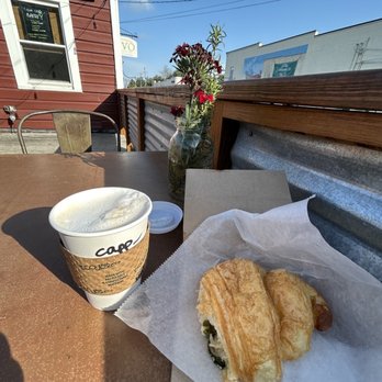 EVO Craft Bakery - Cappuccino and arugula & provolone croissant - Bakeries Near Me - North Charleston, South Carolina EVO Craft Bakery - Cappuccino and arugula & provolone croissant - Bakeries Near Me - North Charleston, South Carolina