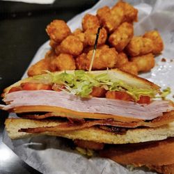 Daisy’s Garage - Turkey Club is HUGE and so good.