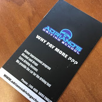 Adriano's Driving School - Call us or register online. - Driving Schools Near Me - Frederick, Maryland Adriano's Driving School - Call us or register online. - Driving Schools Near Me - Frederick, Maryland