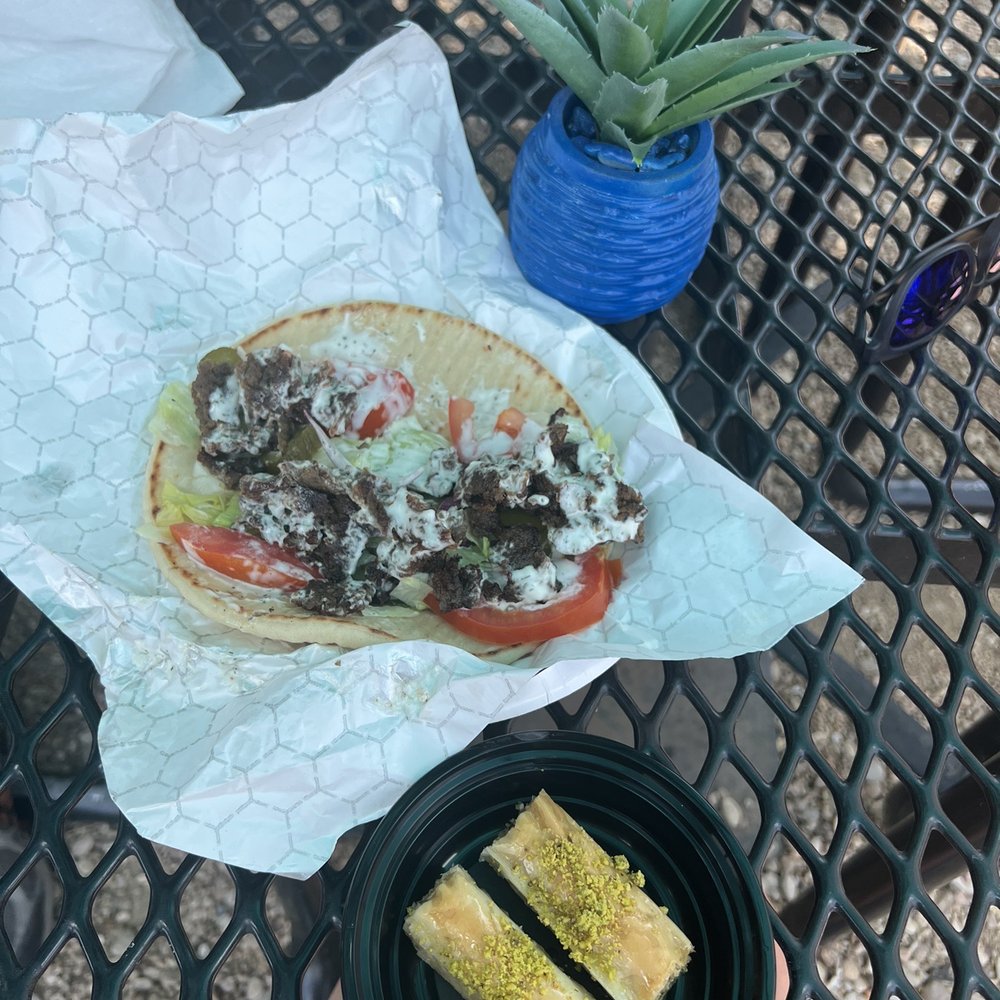 Judy’s Mediterranean - #2 gyro wrap and baklava - Mediterranean Near Me - Austin, Texas Judy’s Mediterranean - #2 gyro wrap and baklava - Mediterranean Near Me - Austin, Texas