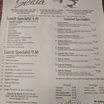 Cafe Sicilia - Italian Near Me - Bedford, Texas Cafe Sicilia - Italian Near Me - Bedford, Texas