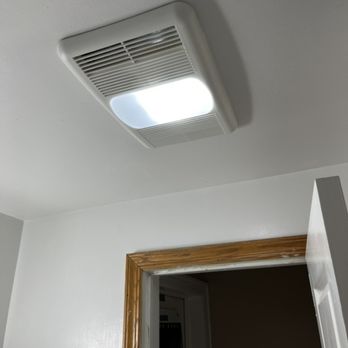 Spicer Home Services - Bathroom light/fan fixture - Handyman Near Me Spicer Home Services - Bathroom light/fan fixture - Handyman Near Me