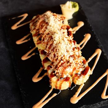 Rock N Roll Sushi - finished with togarashi pepper - Sushi Bars Near Me - Jackson, Tennessee Rock N Roll Sushi - finished with togarashi pepper - Sushi Bars Near Me - Jackson, Tennessee