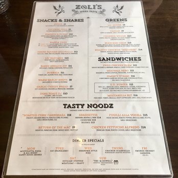 Zoli's NY Pizza - Front of menu @ Zoli's NY Pizza - Pizza Near Me - Addison, Texas Zoli's NY Pizza - Front of menu @ Zoli's NY Pizza - Pizza Near Me - Addison, Texas
