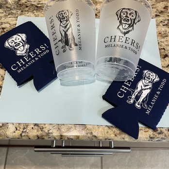 Paper Pro - These were the cups and coozies they did!! A big hit at the wedding! - Marketing Near Me - West Columbia, South Carolina Paper Pro - These were the cups and coozies they did!! A big hit at the wedding! - Marketing Near Me - West Columbia, South Carolina