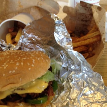 Five Guys - Little Bacon cheeseburger goodness. - Burgers Near Me - Fontana, California